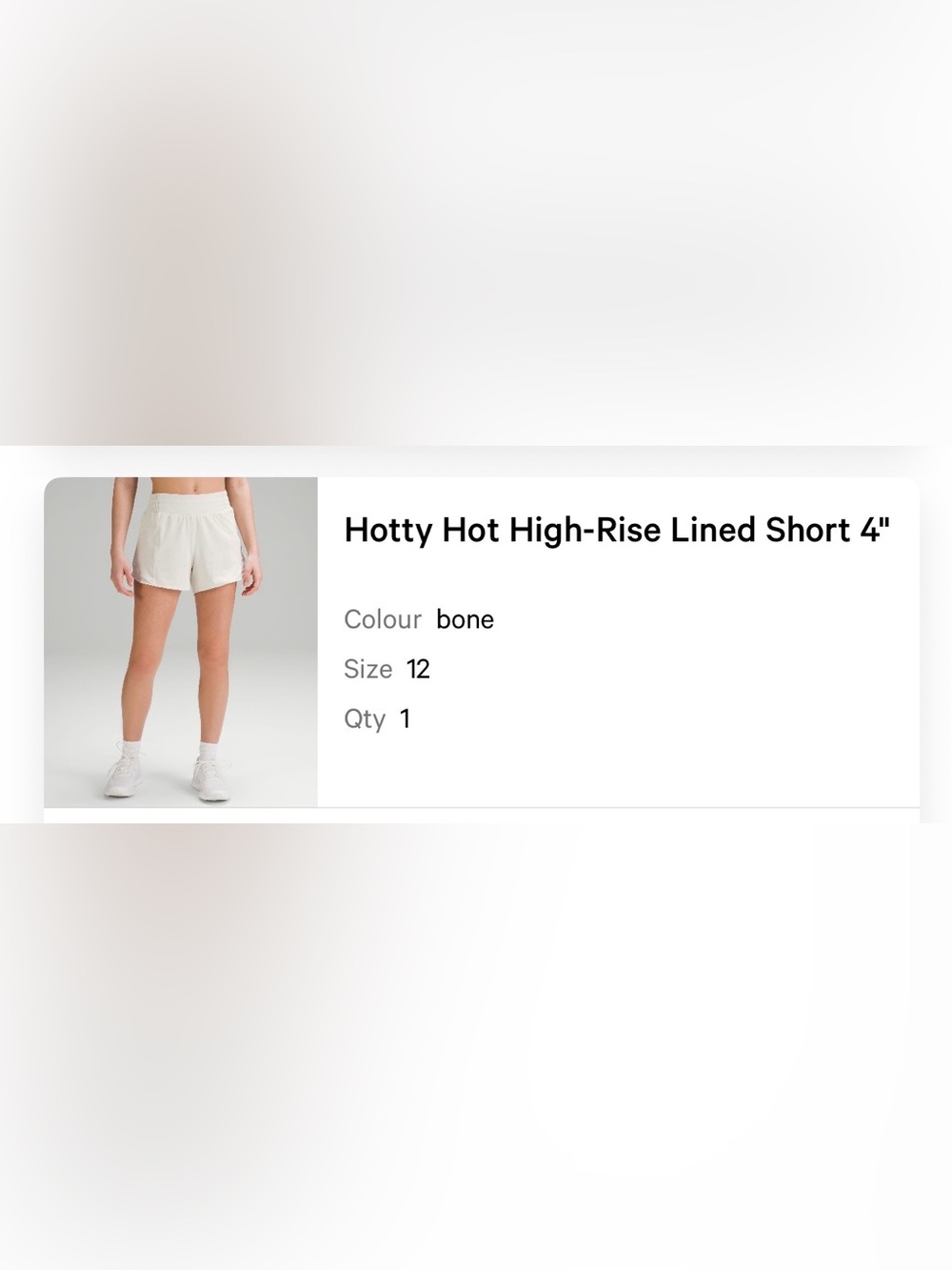 Lululemon Hotty Hot Bone Size 12